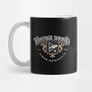 Vintage Sound Guitar Logo Mug